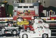 Giant Scalextric Lorries